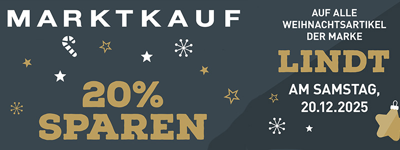 Nur am 20.12.25 - 20% auf alle Lindt Weihnachtsartikel